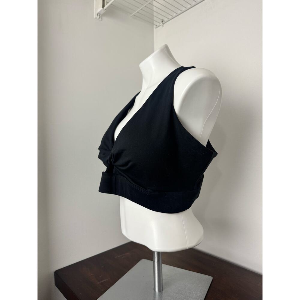 Fabletics Sports Bra w/Twist Front Black 2X NWOT - Picture 5 of 7